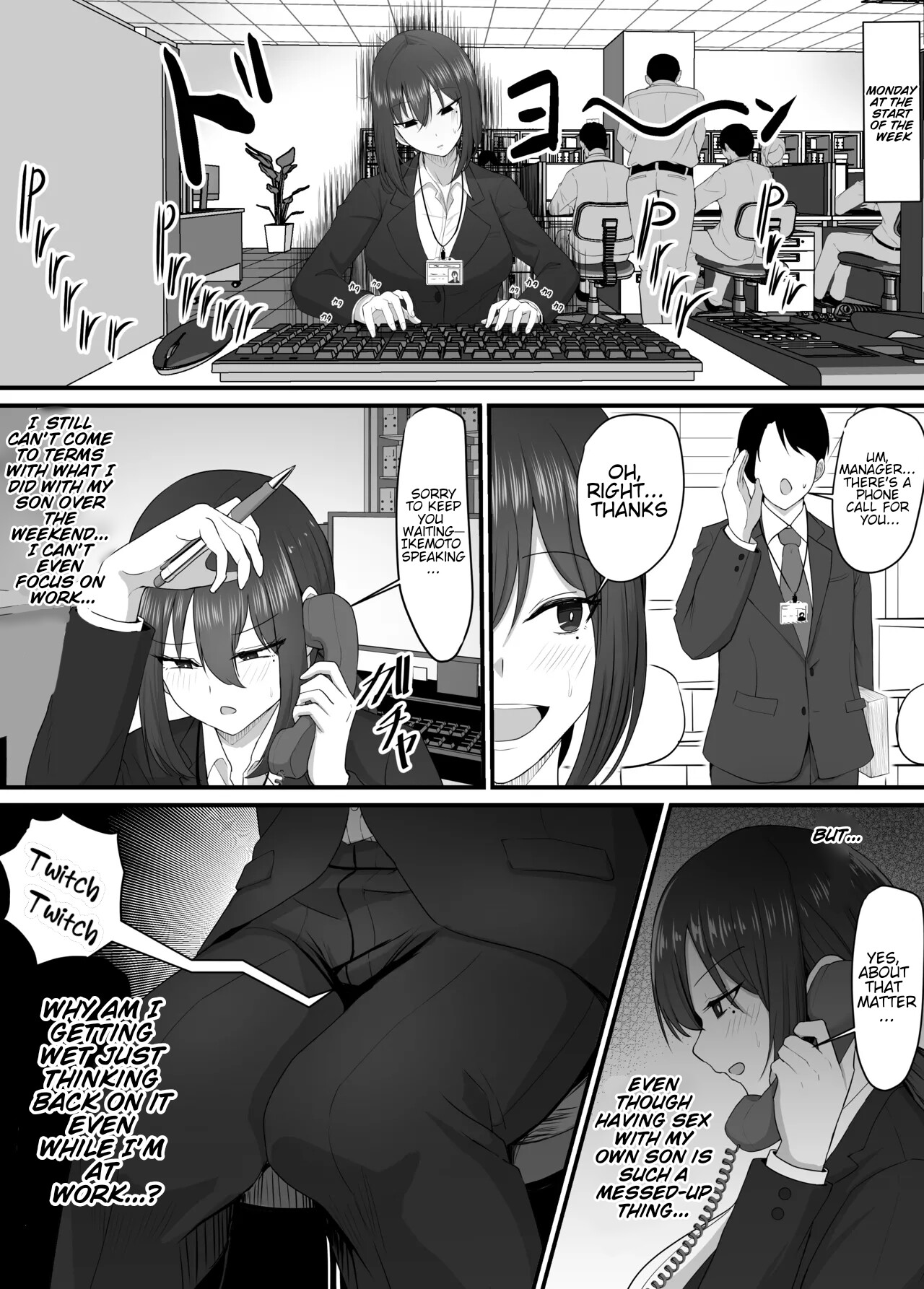Hentai Manga Comic-Some dude stole my girl, so I blew off steam with my mom.-Read-40
